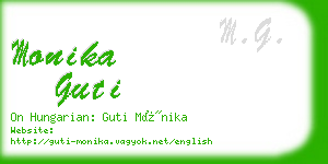 monika guti business card